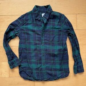 Gap Kids Flannel Shirt, Sz‎ Medium, plaid, cotton, button down, casual, winter